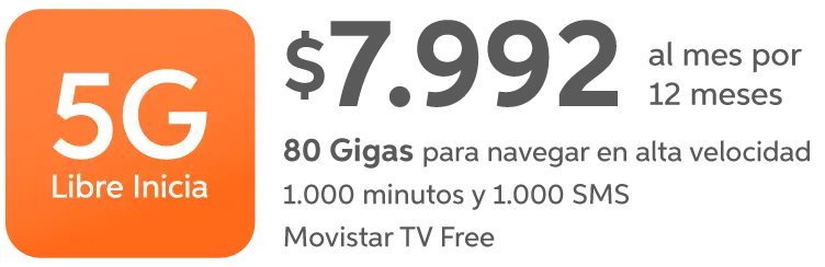 Plan 5G  Movistar 