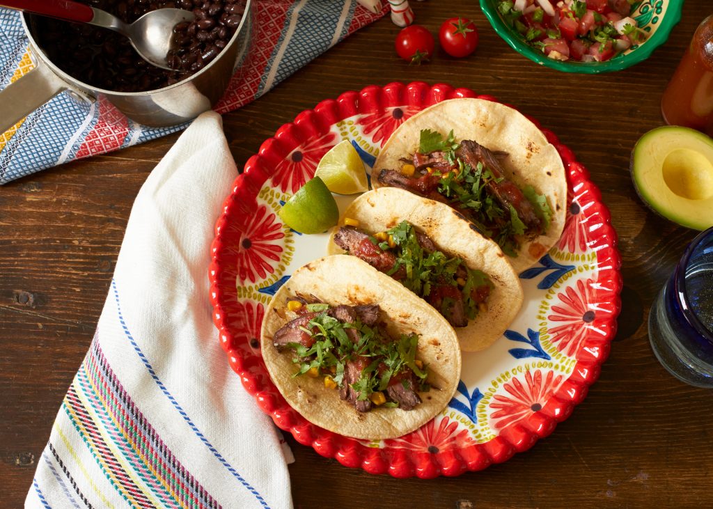 Exquisitos tacos de bistec