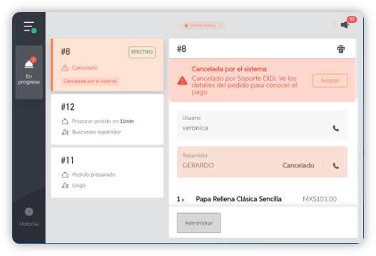 Conoce el paso a paso para recibir ,aceptar y calificar las ordenes que recibe tu restaurante.