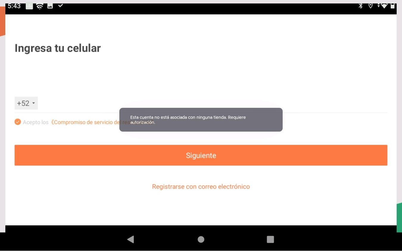 ingresa tu celular