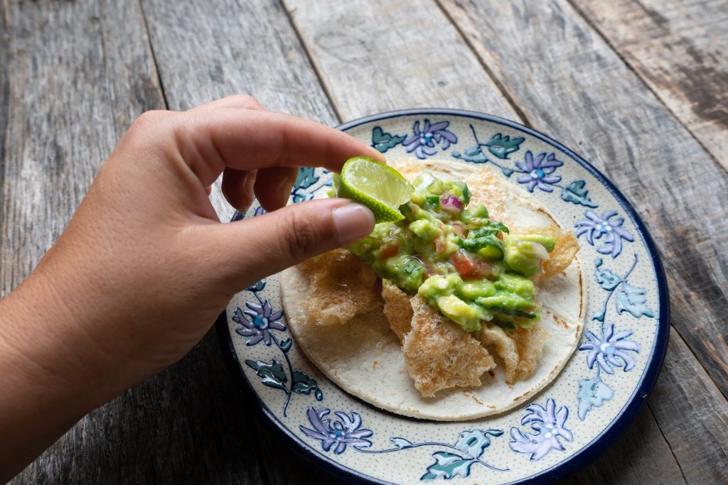 tacos placeros chicharron