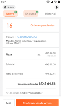 Conoce el paso a paso para recibir ,aceptar y calificar las ordenes que recibe tu restaurante.