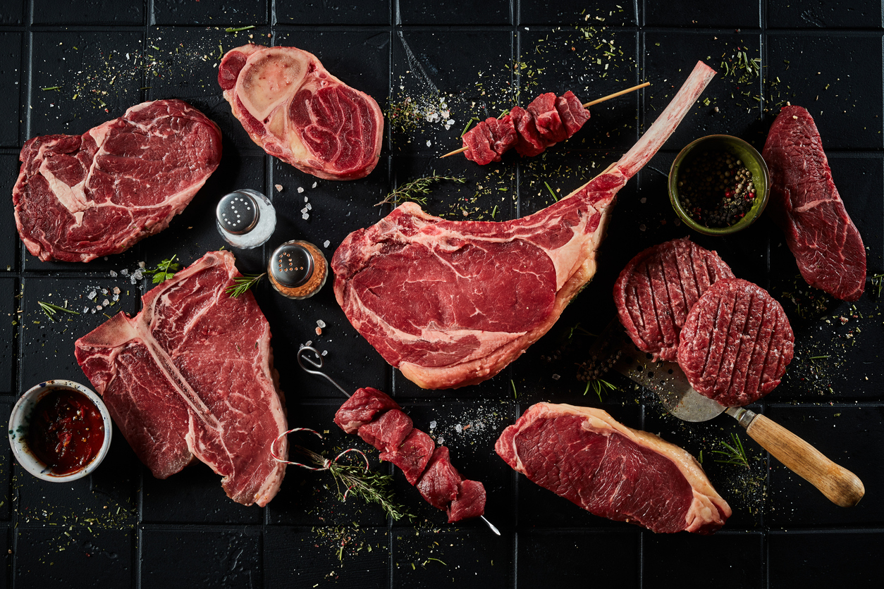 Deliciosos cortes de carne