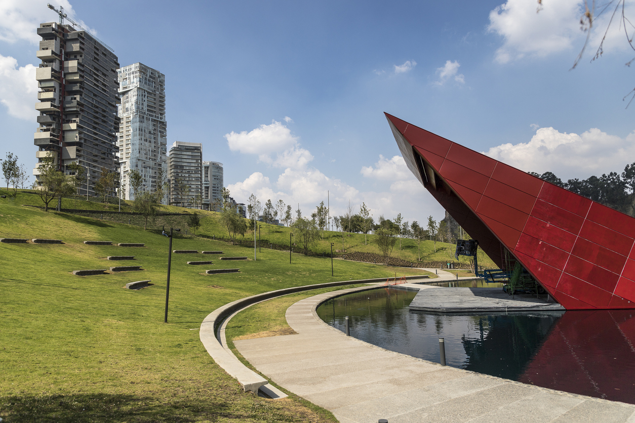 Parque abierto La Mexicana en Santa Fe