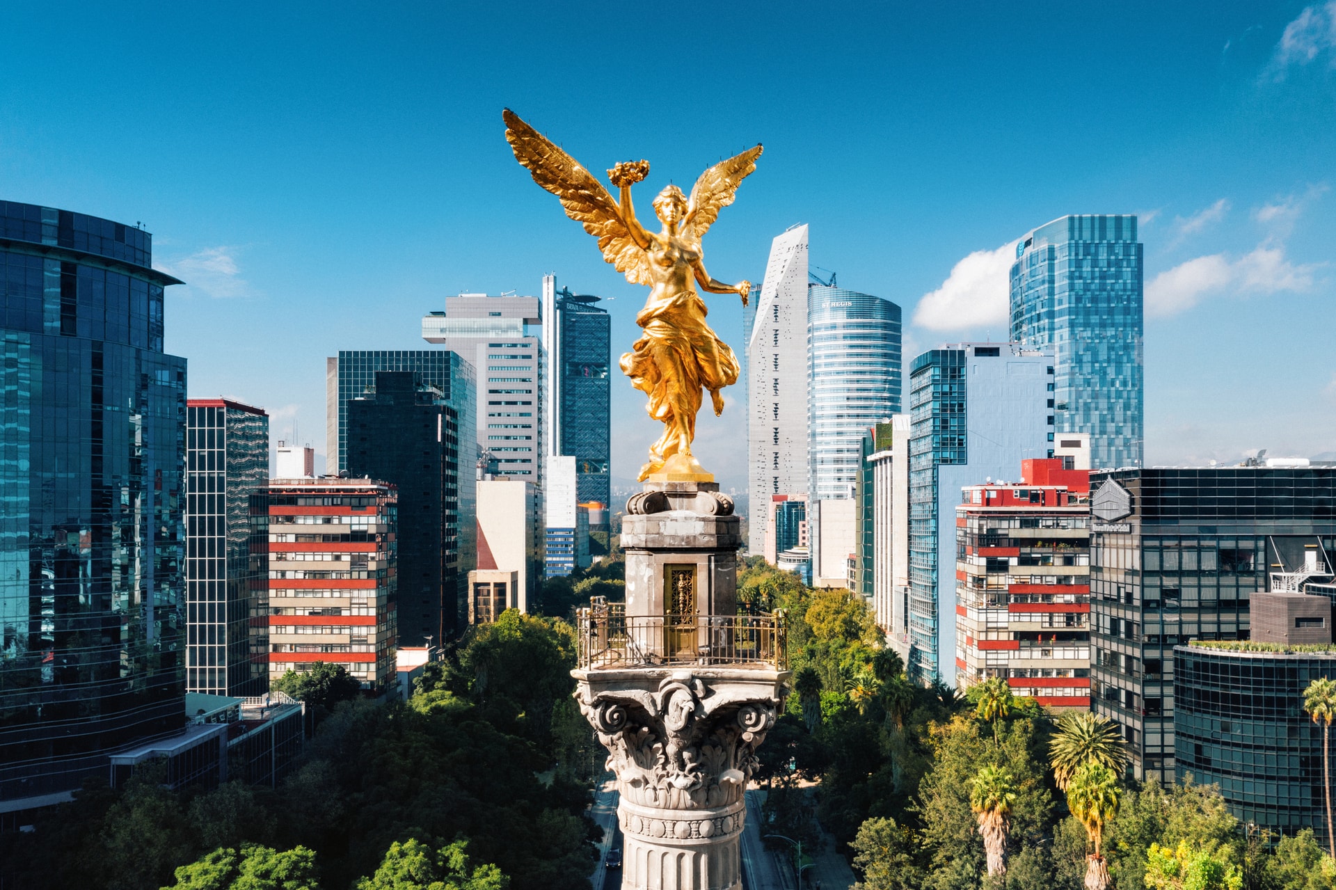 Mirador en el Angel de la Independencia