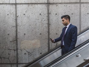 businessman-working-on-phone