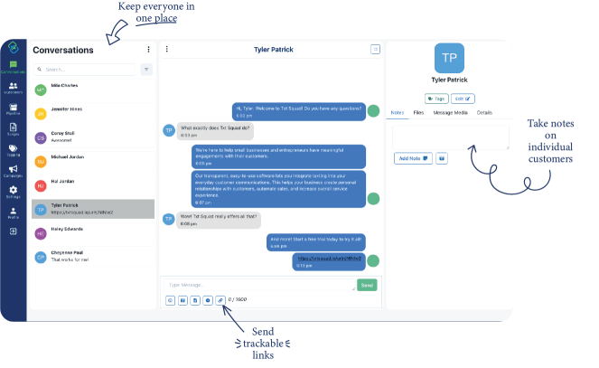 how does text to landline work