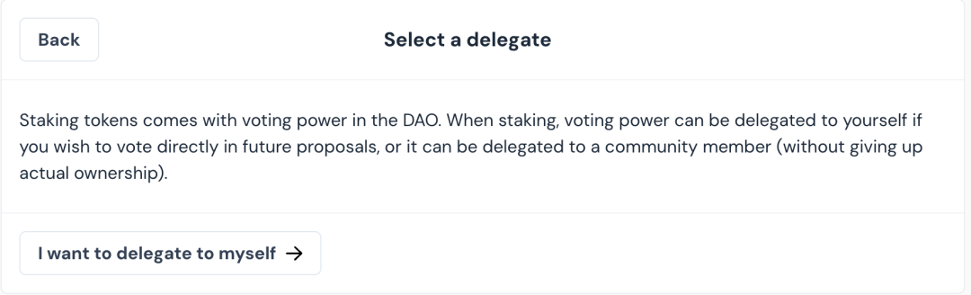 self-delegate