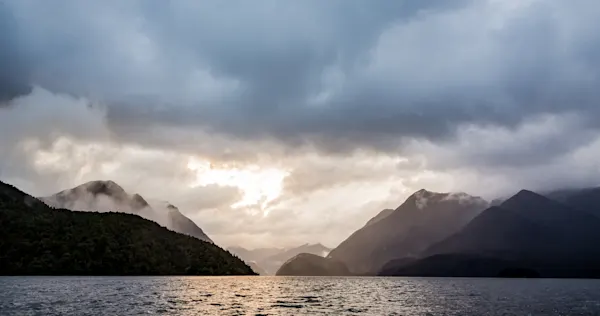 Storm Light Over Fiordland Waters
