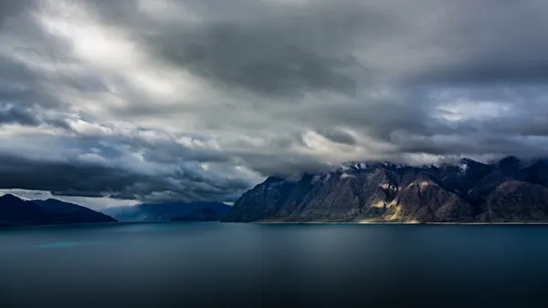 Storm Over the Southern Alps