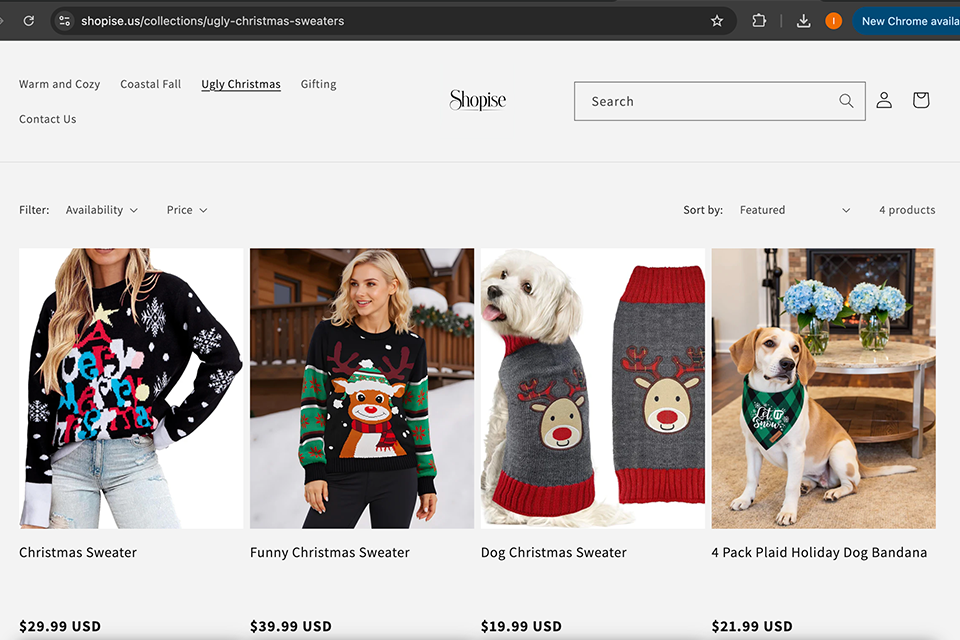 Cover Image for Ugly Christmas Sweater Photoshoot Ideas for Retail Brands