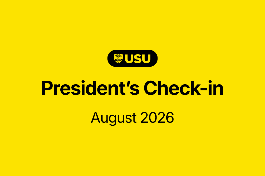 President's Check-in: August 2026
