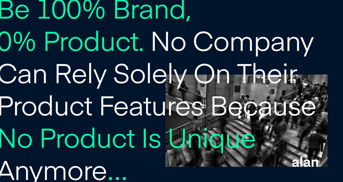 Provocative truth: 100% brand
