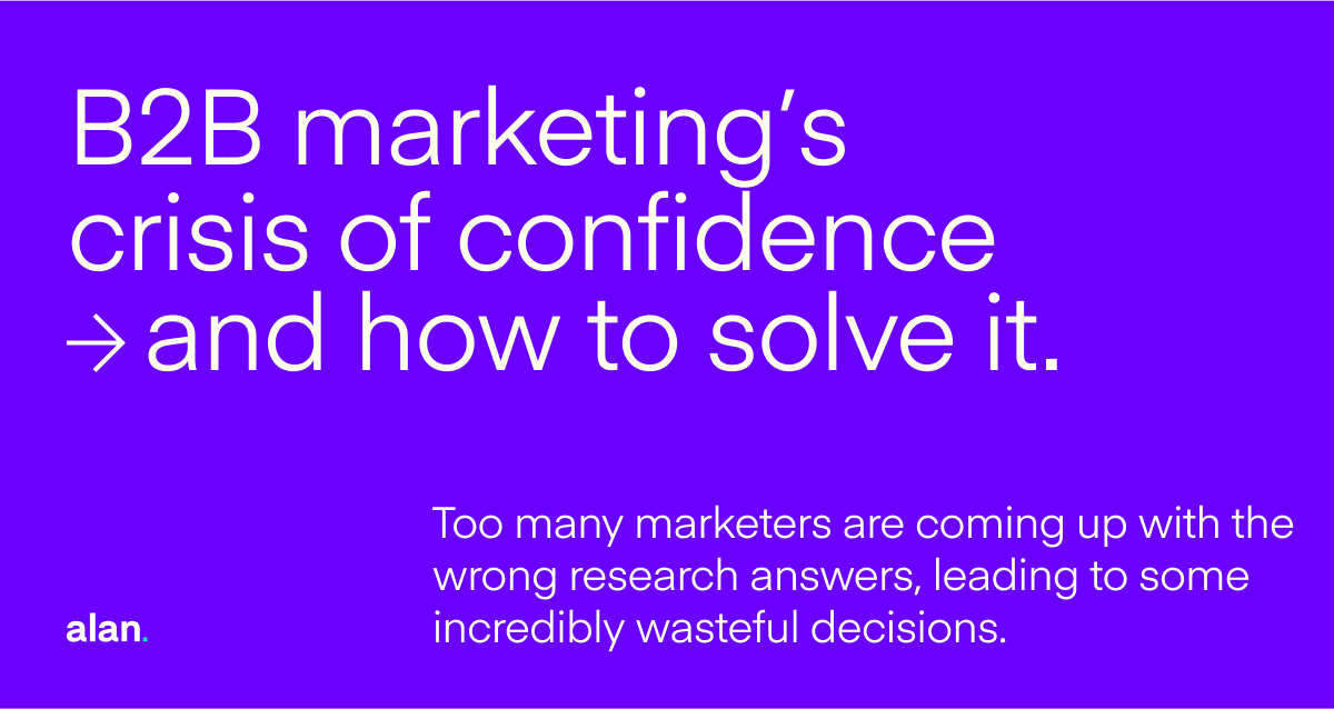 Provocative truth - b2b marketing's crisis of confidence