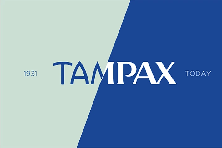 Tampax in 1931 and today