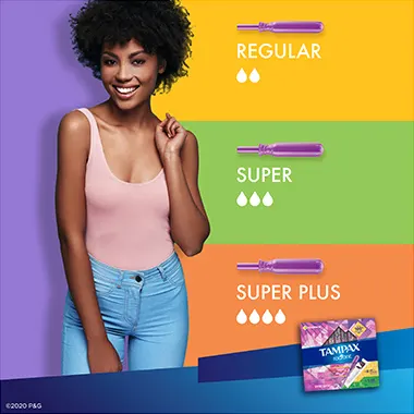 Tampax Radiant flow