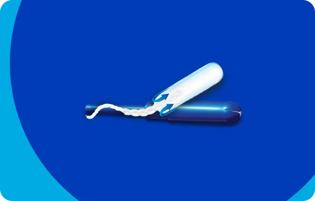 Composition of Tampax tampon