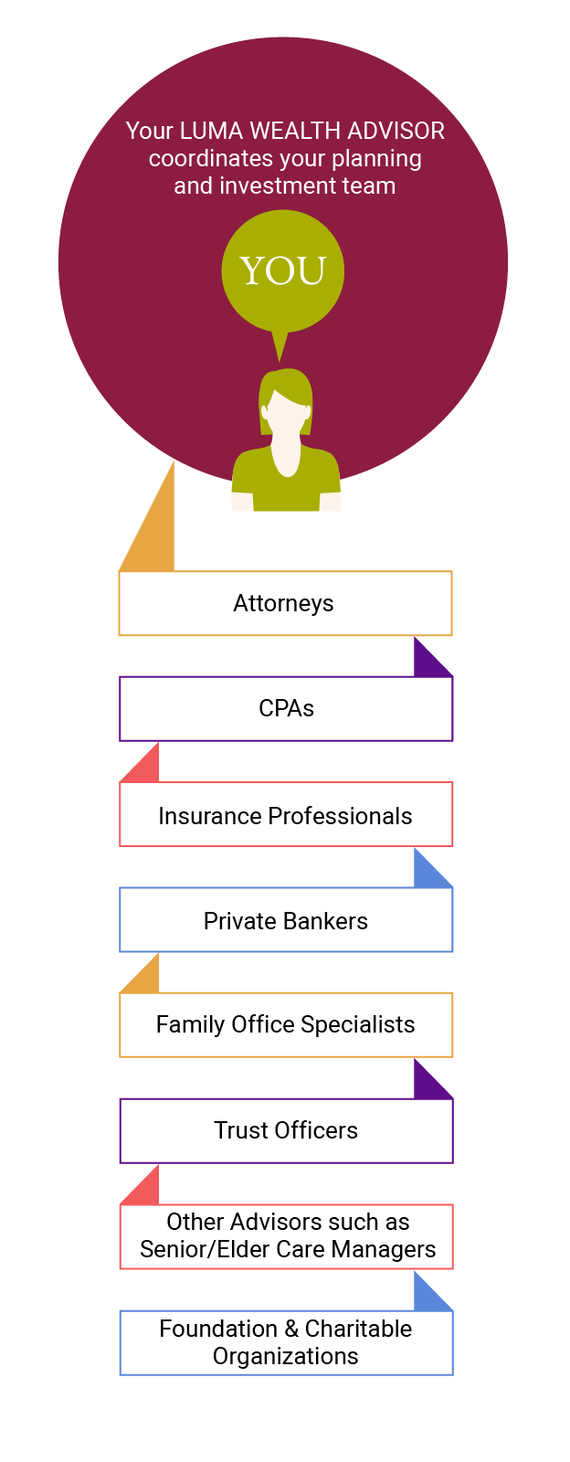 Luma Wealth Advisors Process Chart