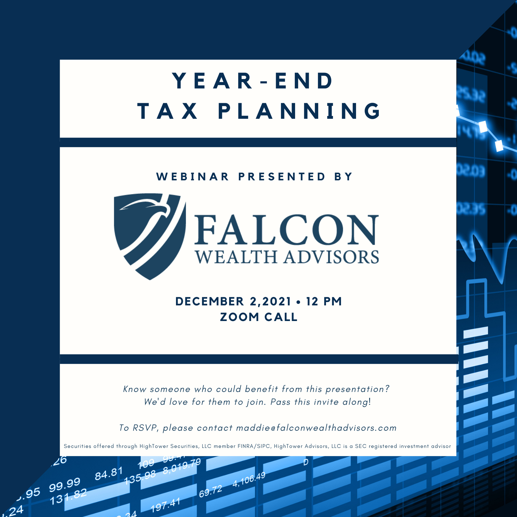 Falcon Year End Tax Planning