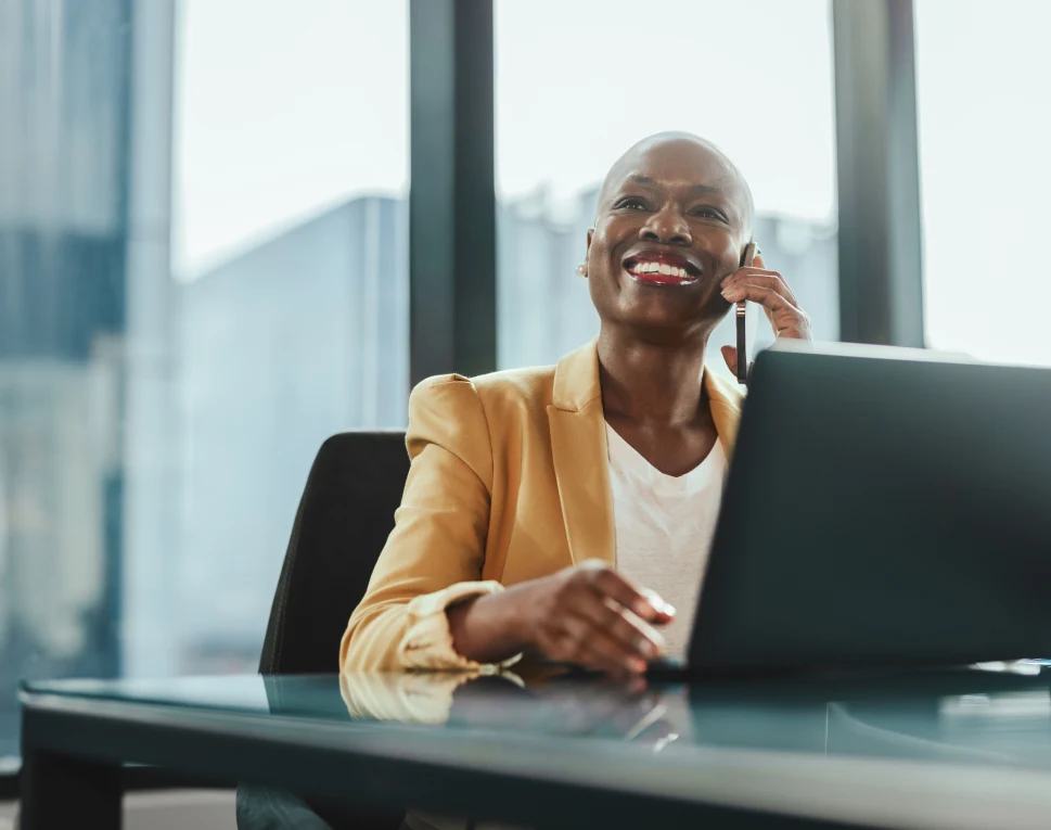 httc professional women at computer