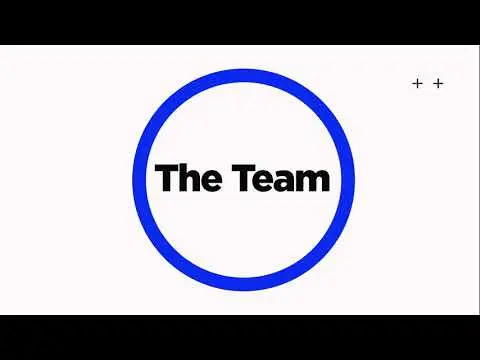 The Team with a blue circle around it