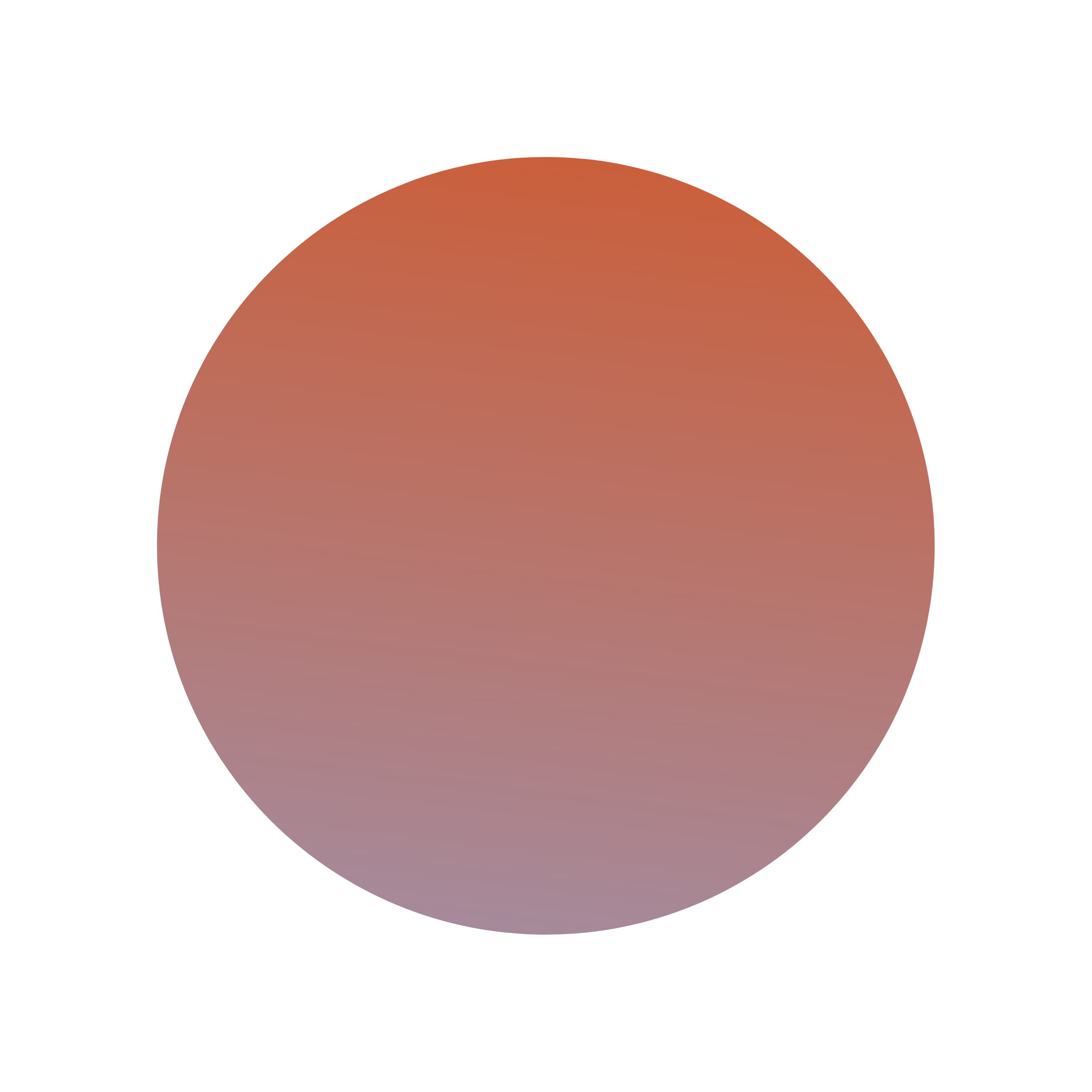 Circle orange blue gradient