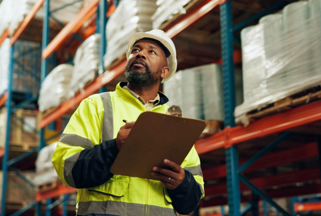 boss overseeing manufacturing plant