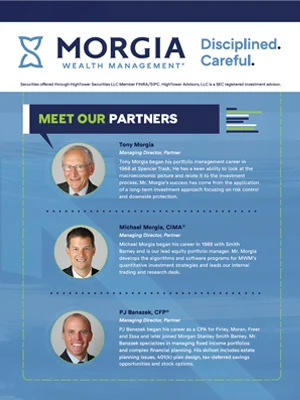 morgia wealth management meet the team brochure cover