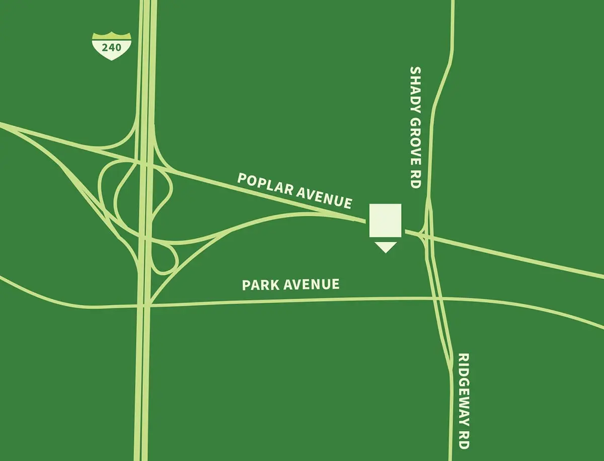 green square office map