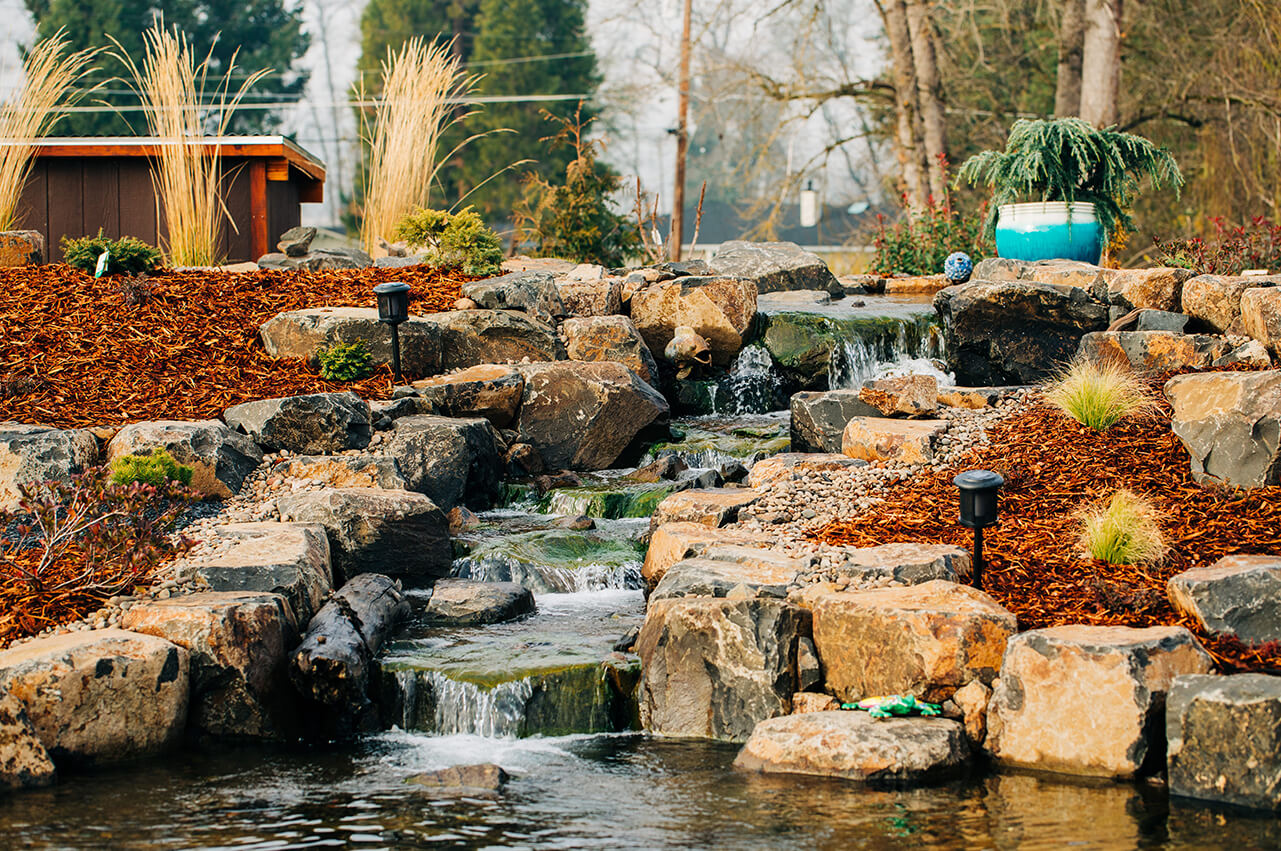 Waterfall Andreatta Waterscapes Grants Pass Oregon
