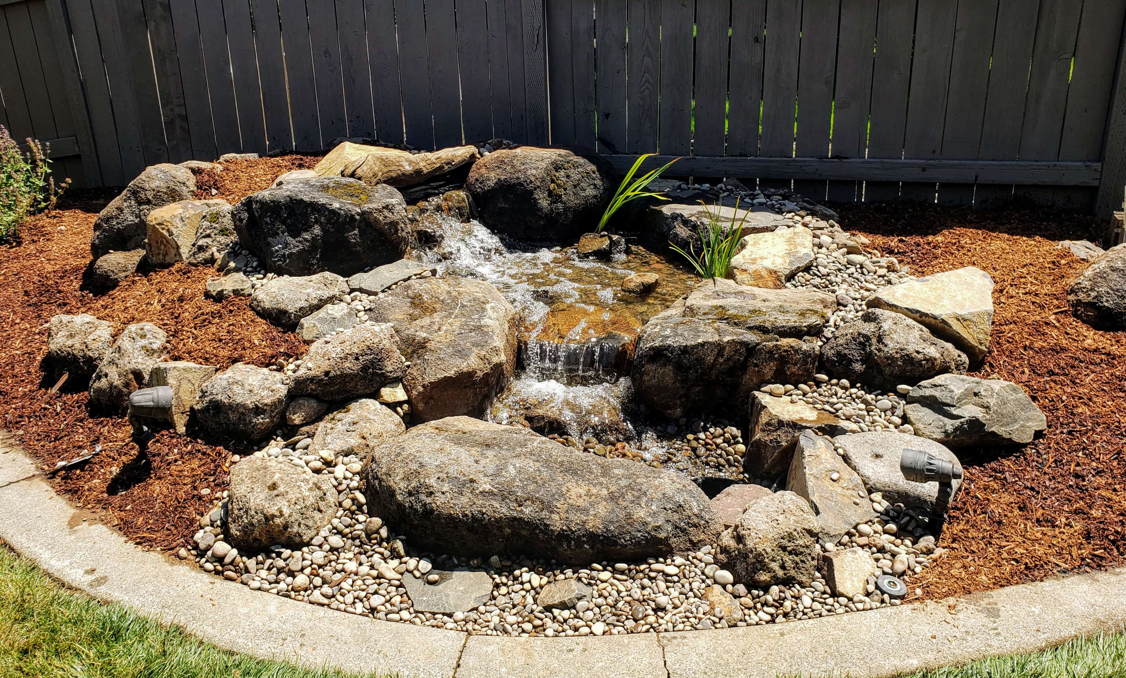 Small Pondless Waterfall Andreatta Waterscapes Eagle Point Oregon