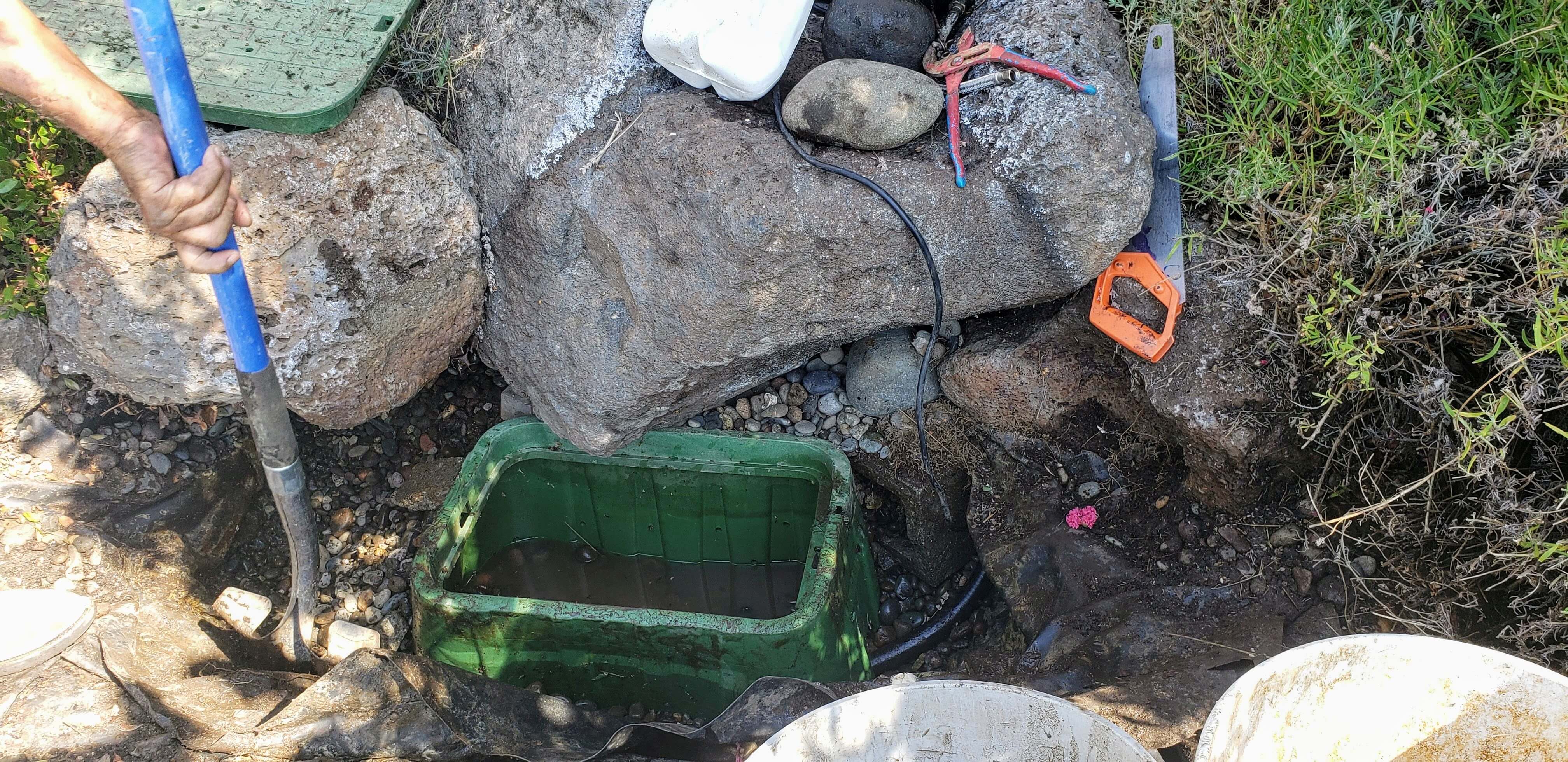 Pond Repair Leak Andreatta Waterscapes Central Point Oregon