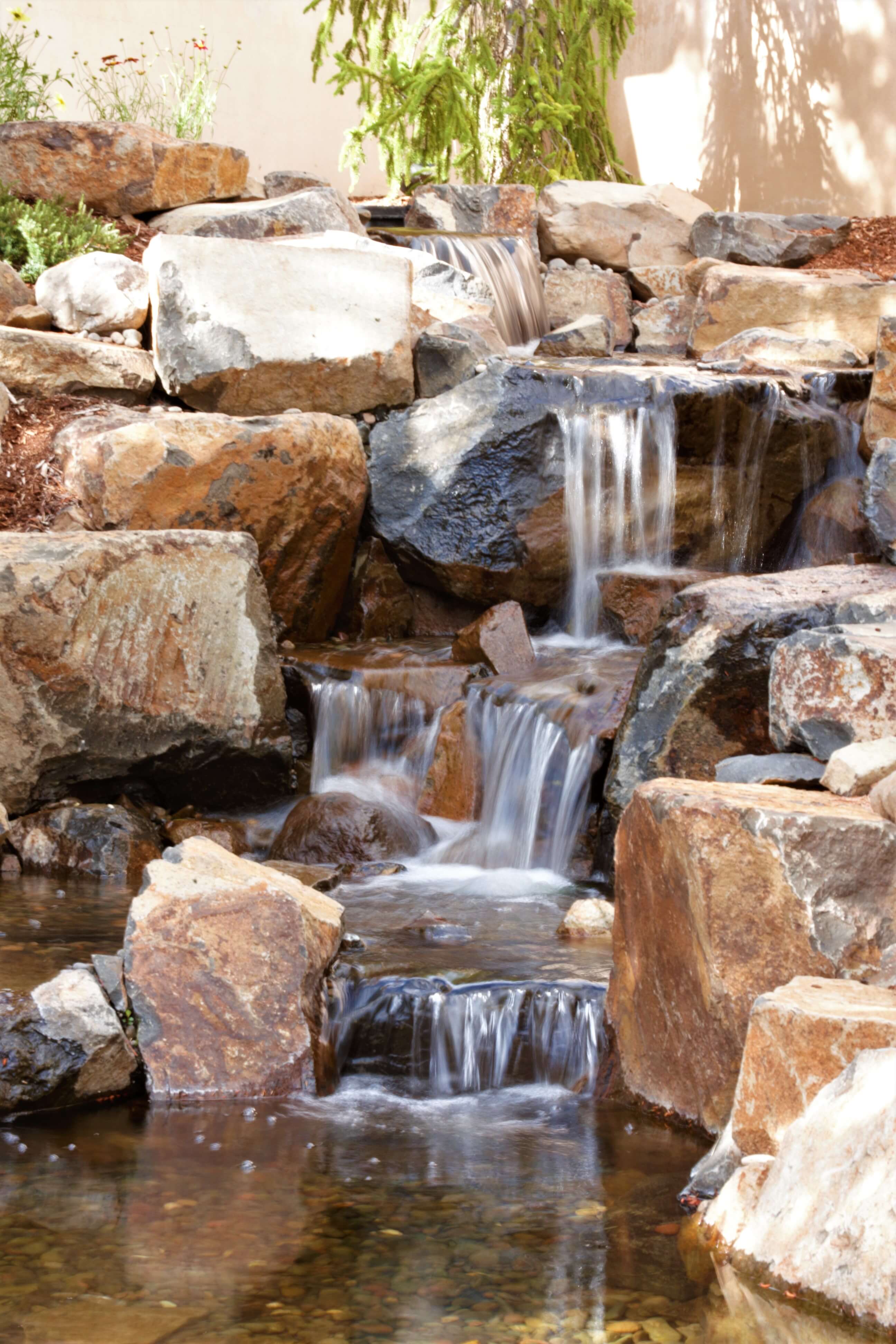 Natural Style Waterfall Andreatta Waterscapes Medford Oregon