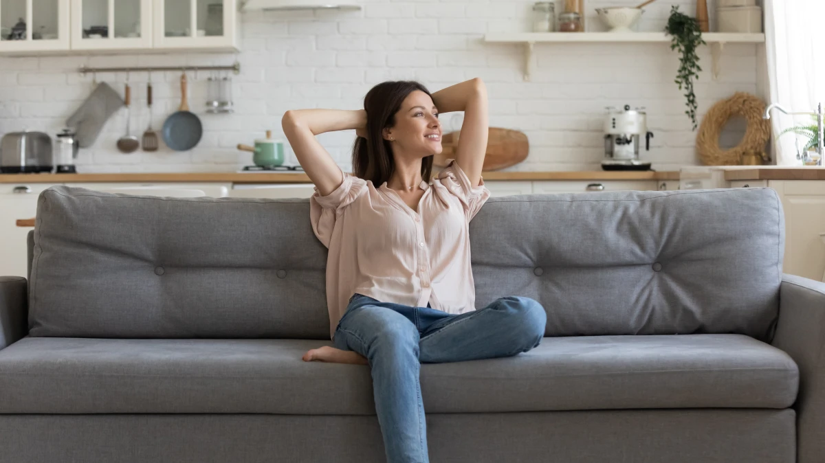 A Woman Relaxing