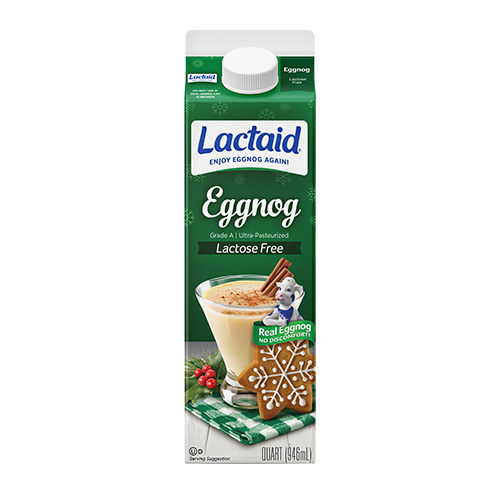 Lactaid Lactose-Free Eggnog Front of Package