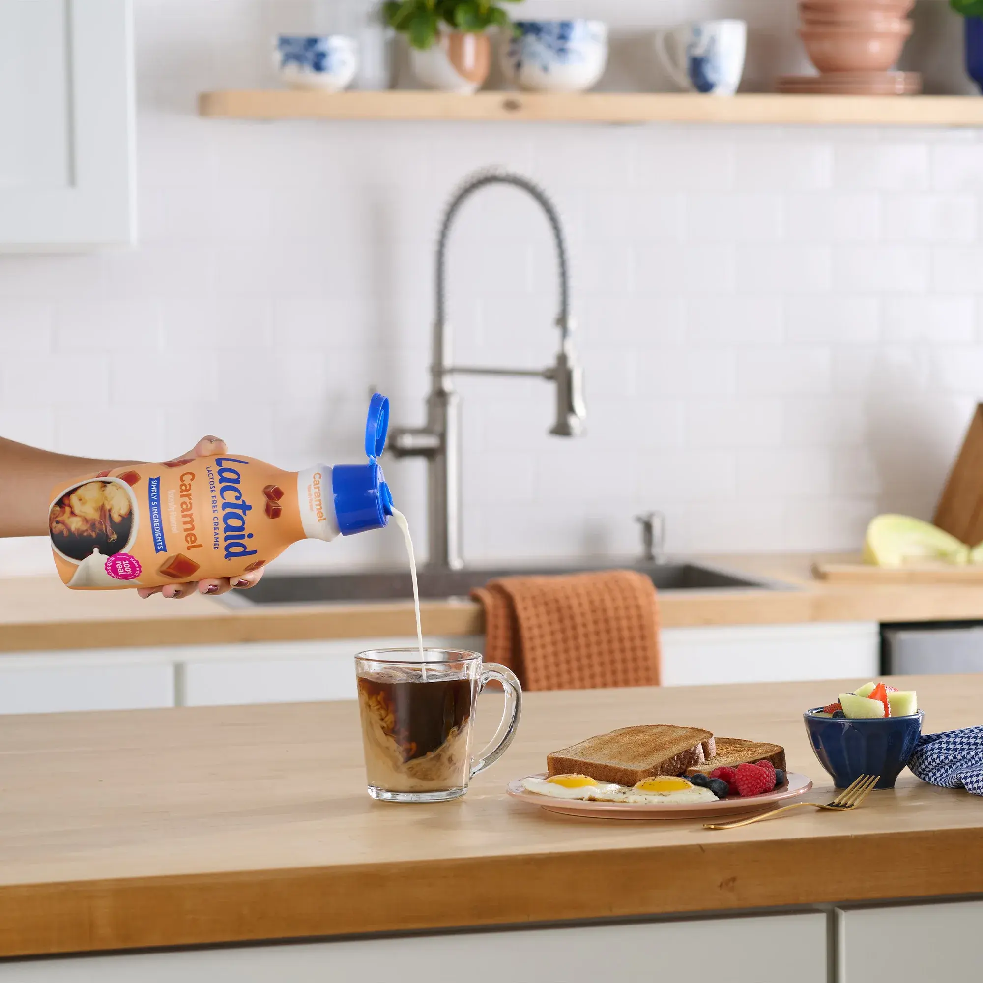 LACTAID® Caramel: Perfect for Iced Coffee and Breakfast Treats