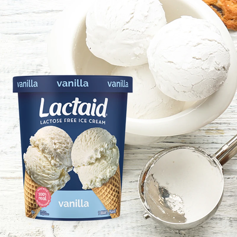 LACTAID® Ice Cream Banner Background Image