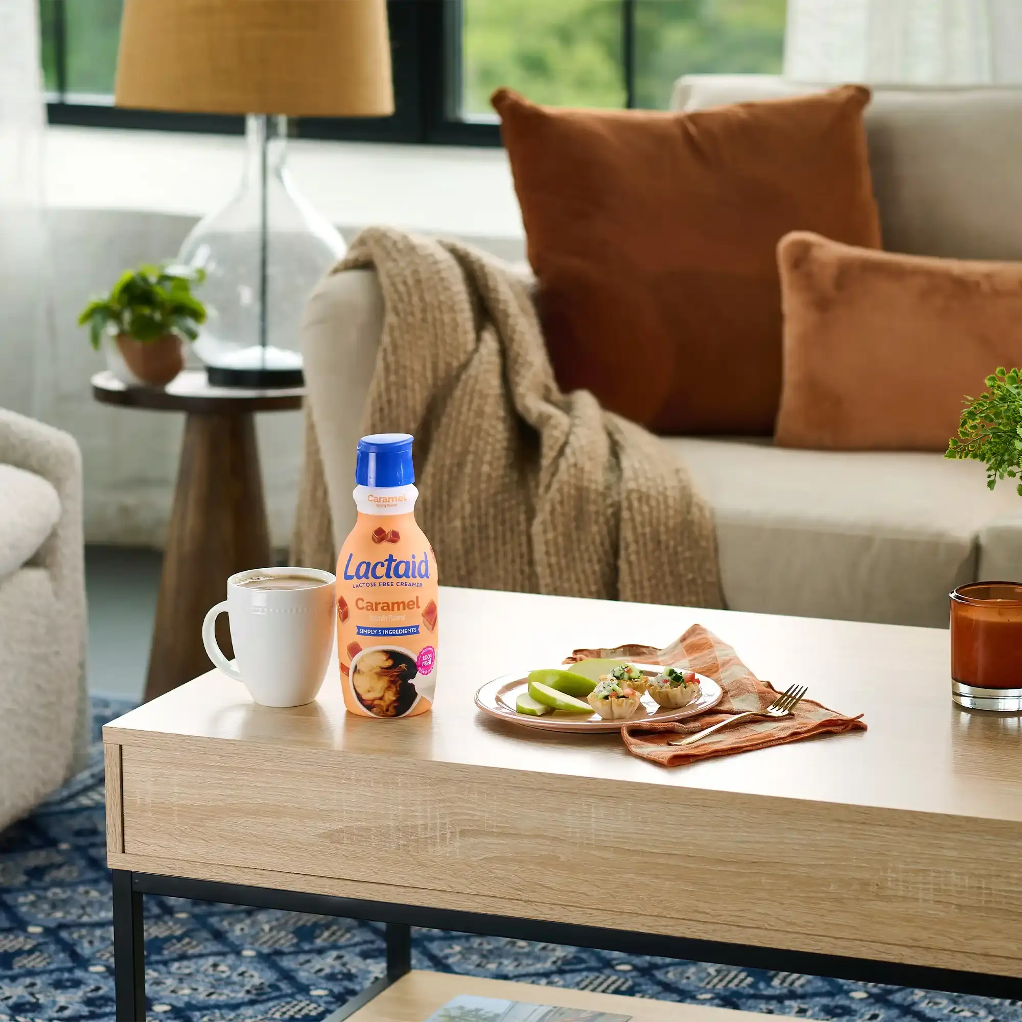 LACTAID® Caramel: Perfect for Cozy Coffee Moments