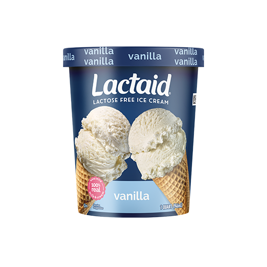 Helado de vainilla sin lactosa LACTAID