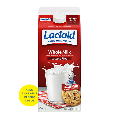 Lactaid Whole Milk Front Package