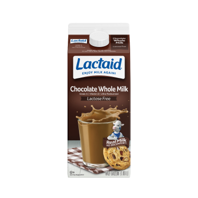 Lactaid Chocolate Milk Front of Package