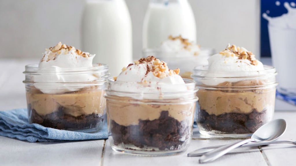 Peanut Butter Pudding & Brownie Parfait