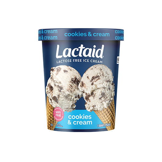 Helado de galletas con crema sin lactosa LACTAID