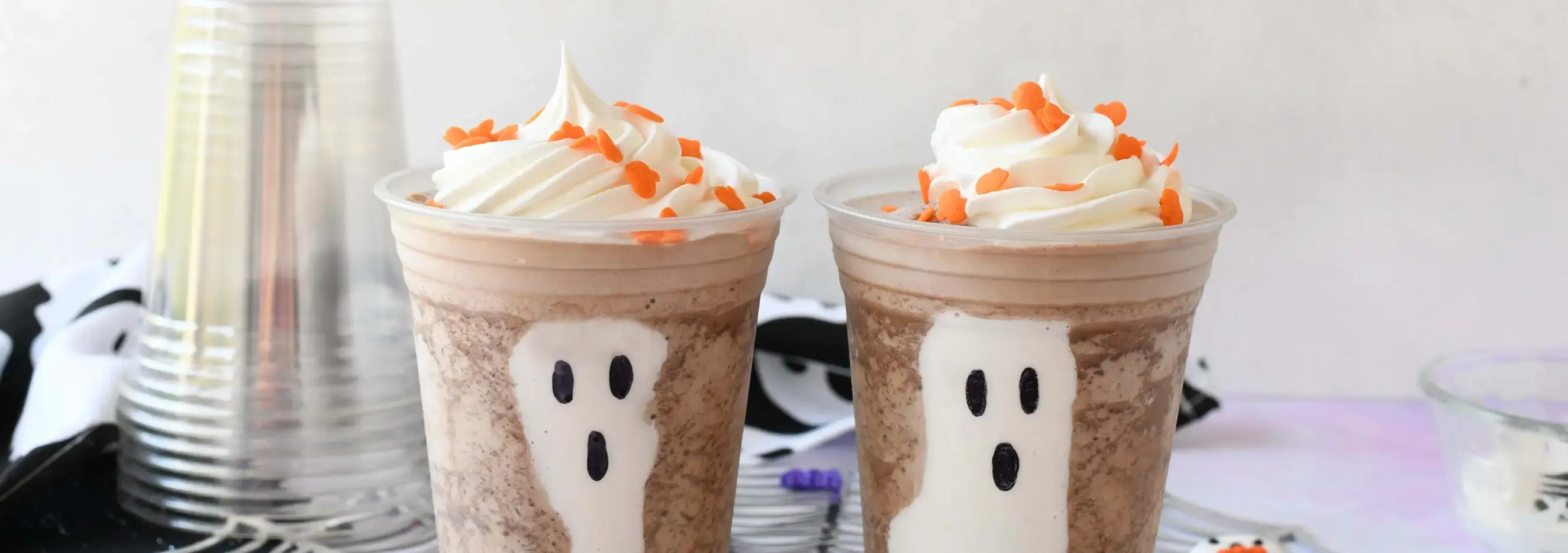 Spooky Frozen Hot Chocolate 