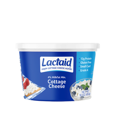  Lactaid Cottage Cheese front of Package