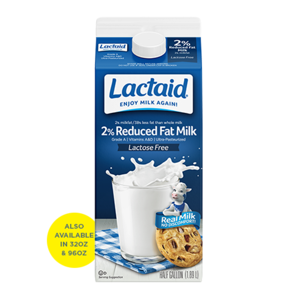 yu☆ コラゲリード2 ミルク LACTAID® Reduced Fat 2% Lactose Free Milk | LACTAID®