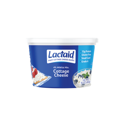 Lactaid Cottage Cheese front of Package