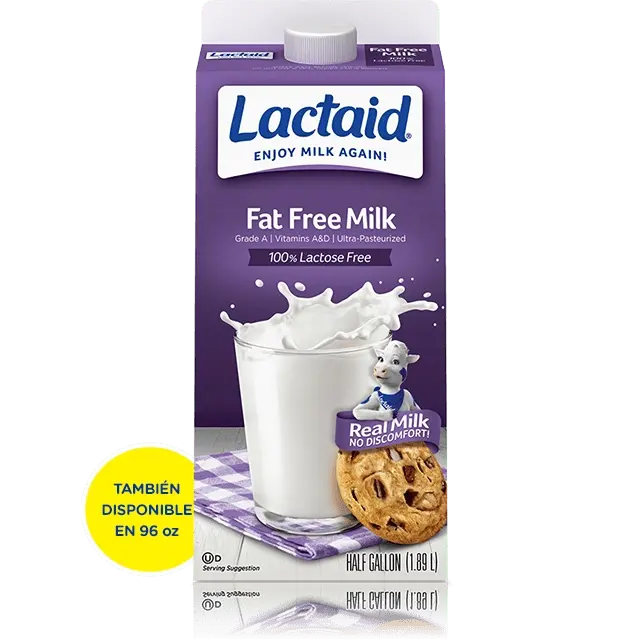 Leche LACTAID® sin lactosa y sin grasa LACTAID®