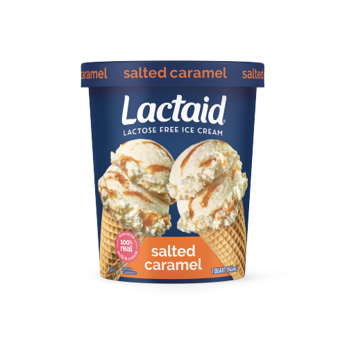 Lactaid salted caramel lactose-free ice cream
