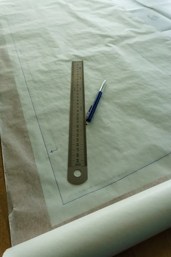 Patroon - Patroon overnemen - Overtrekken - Patroonpapier - HEMA - Liniaal